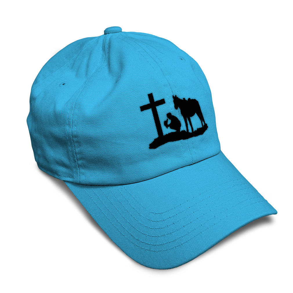 Soft Women Baseball Cap Memorial Cowboy and Horse A Embroidery Dad Hats for Men - Picture 42 of 55