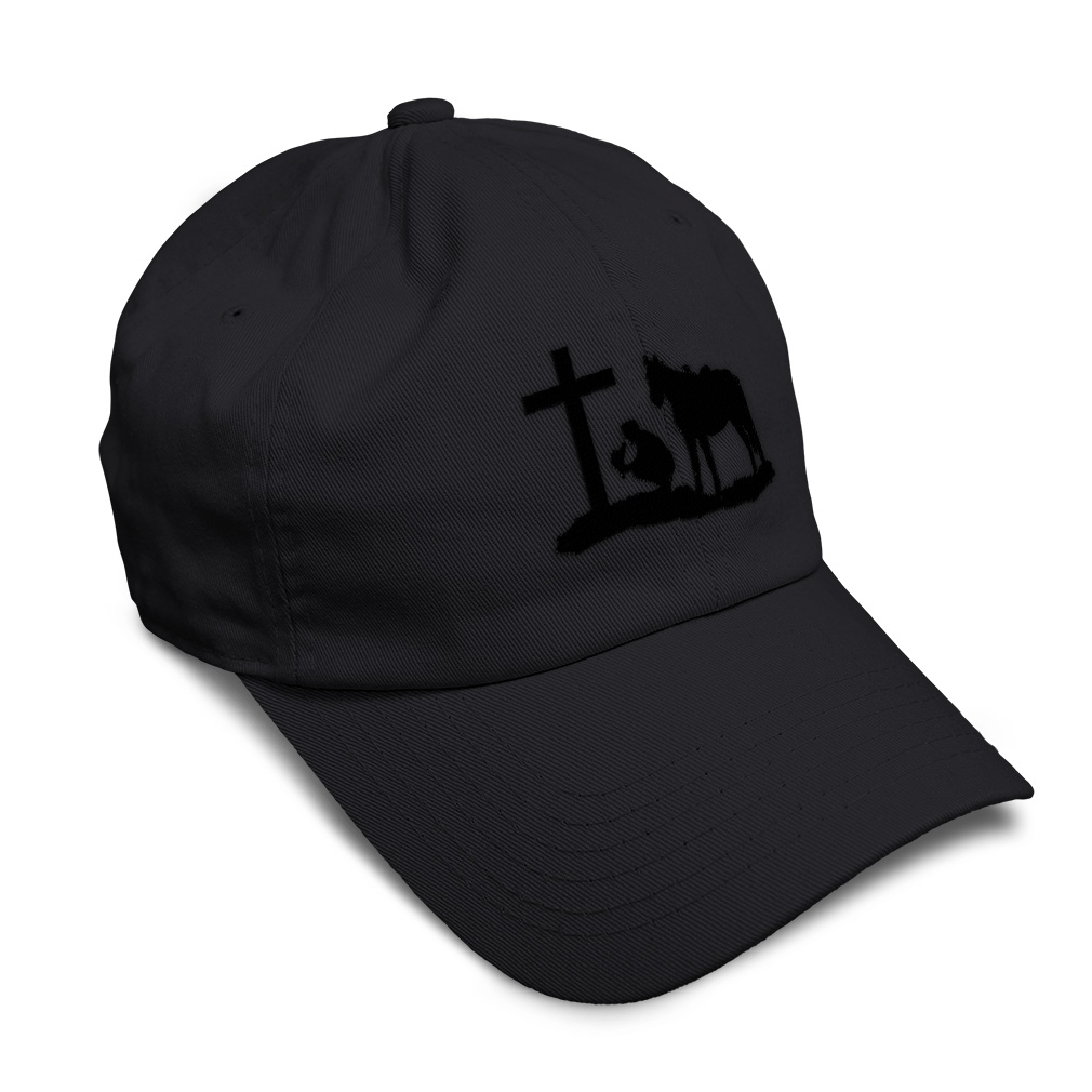 Soft Women Baseball Cap Memorial Cowboy and Horse A Embroidery Dad Hats for Men - Picture 8 of 55