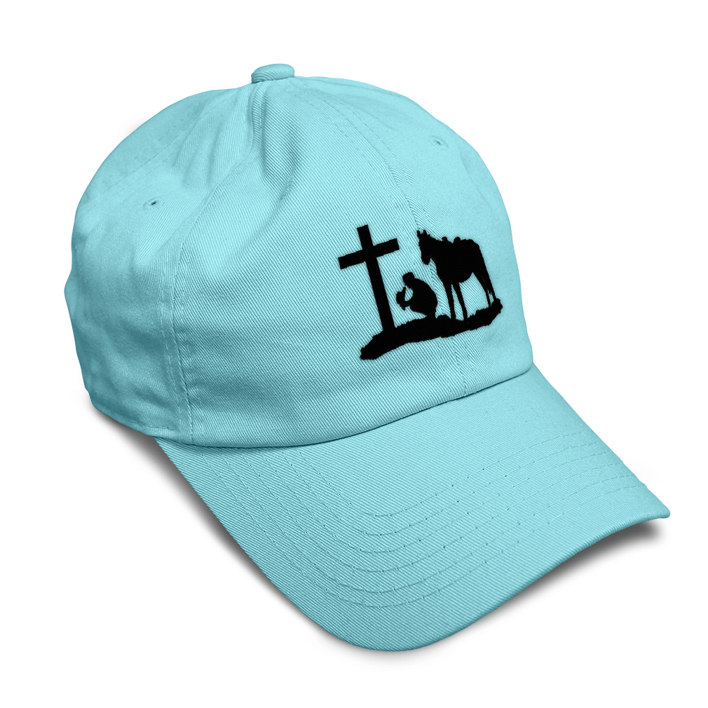 Soft Women Baseball Cap Memorial Cowboy and Horse A Embroidery Dad Hats for Men - Picture 48 of 55