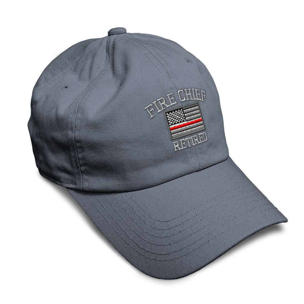 Soft Women Baseball Cap Firefighter Chief Retired Embroidery Dad Hats for Men - Picture 40 of 55