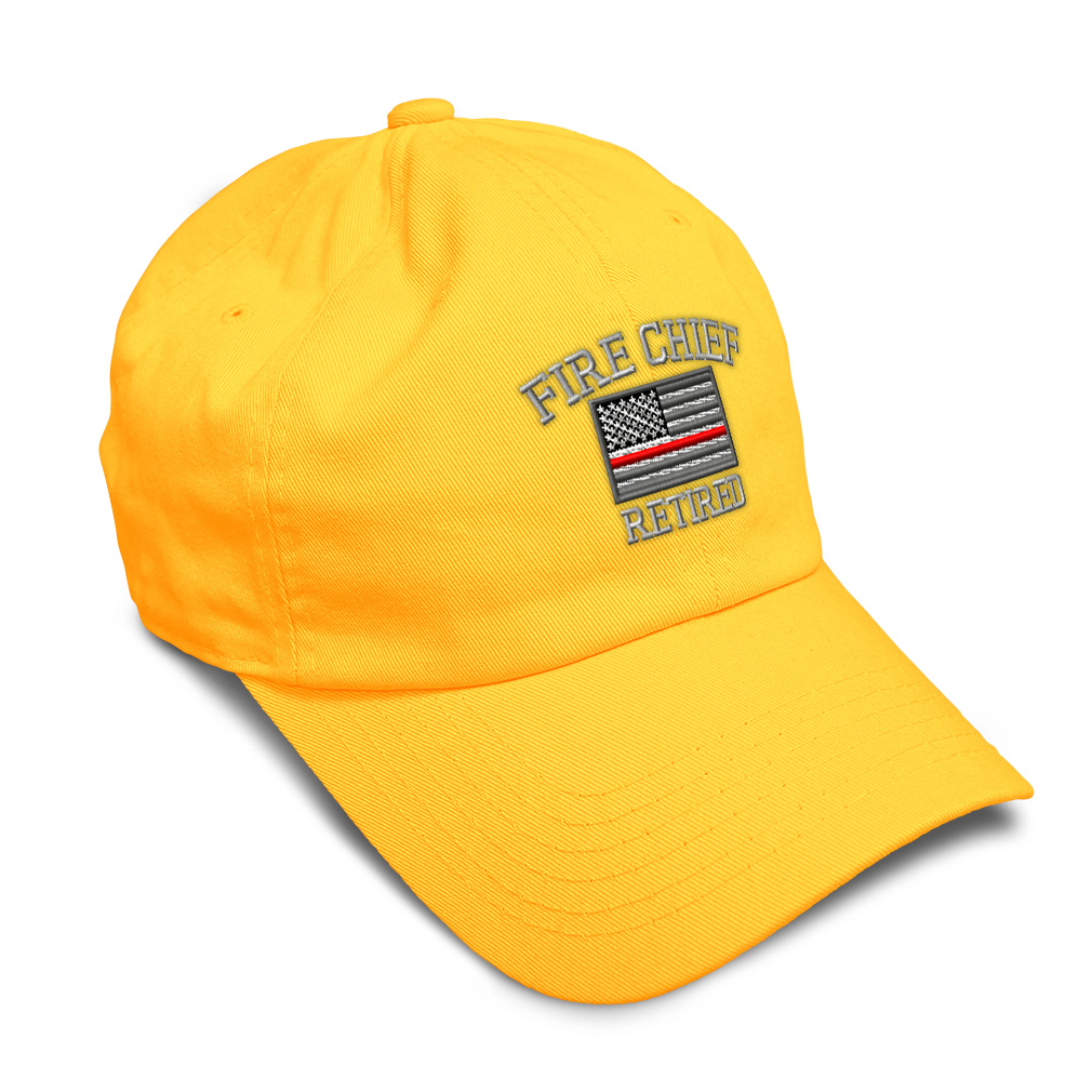 Soft Women Baseball Cap Firefighter Chief Retired Embroidery Dad Hats for Men - Picture 50 of 55