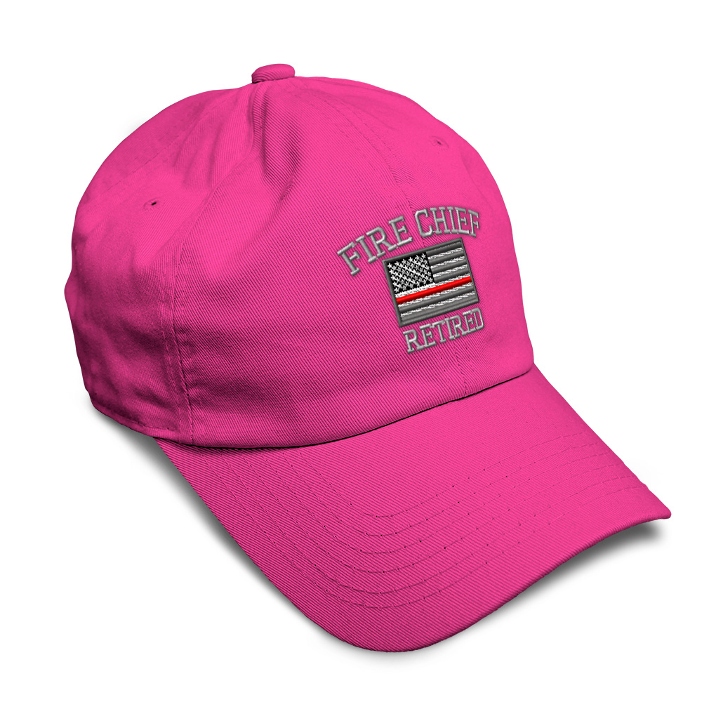 Soft Women Baseball Cap Firefighter Chief Retired Embroidery Dad Hats for Men - Picture 16 of 55