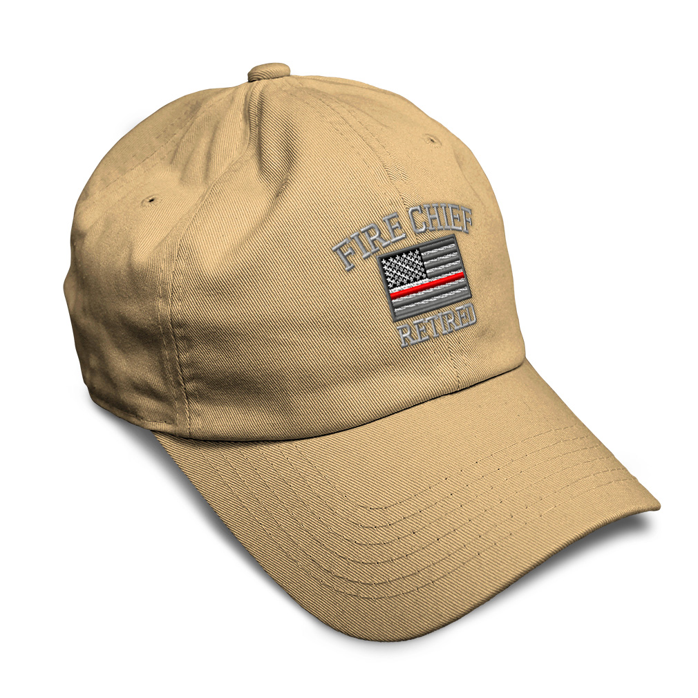 Soft Women Baseball Cap Firefighter Chief Retired Embroidery Dad Hats for Men - Picture 18 of 55