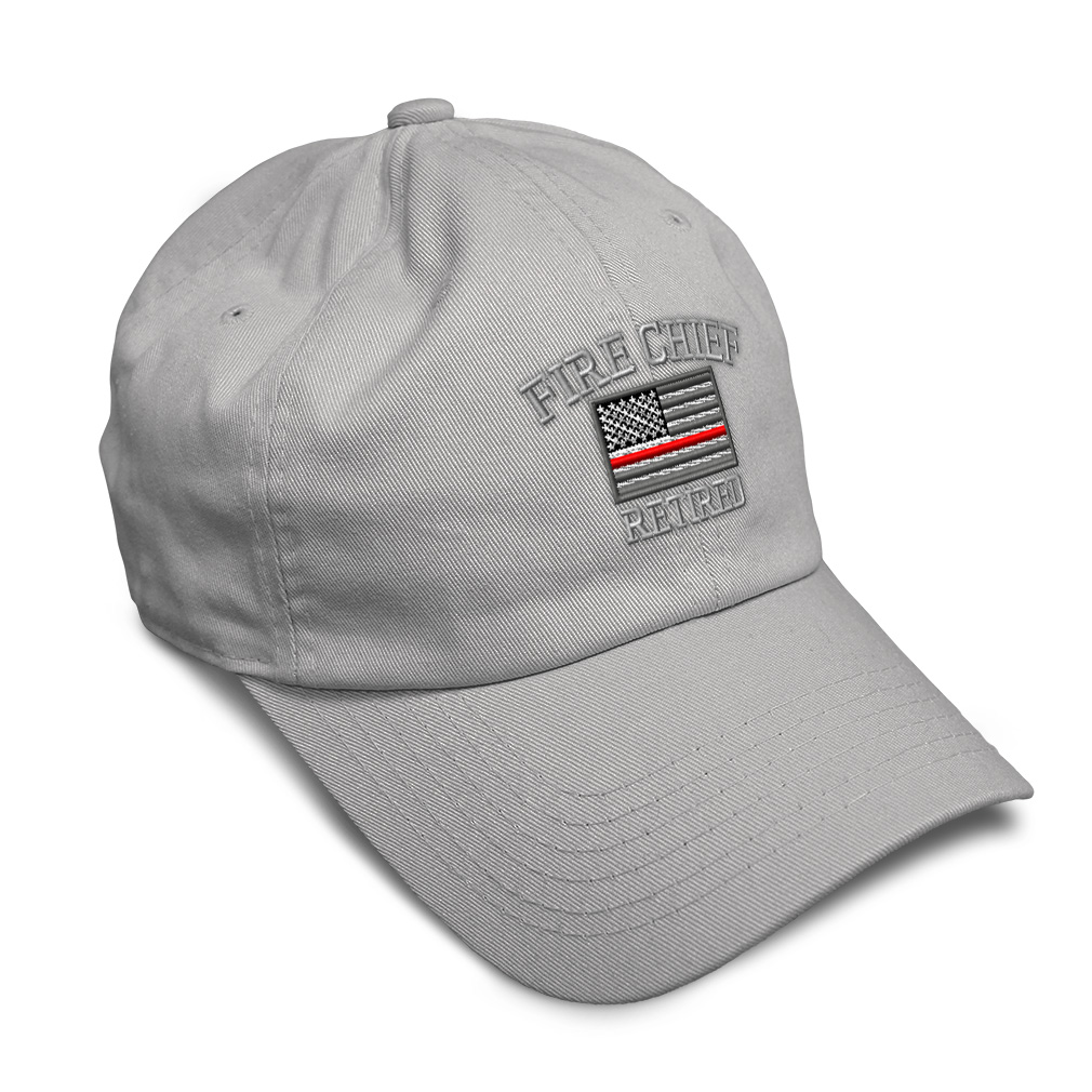 Soft Women Baseball Cap Firefighter Chief Retired Embroidery Dad Hats for Men - Picture 14 of 55