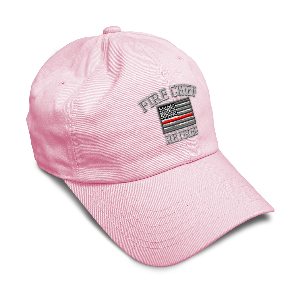 Soft Women Baseball Cap Firefighter Chief Retired Embroidery Dad Hats for Men - Picture 34 of 55