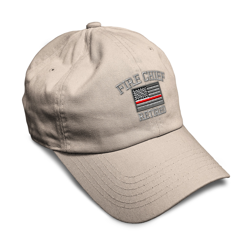 Soft Women Baseball Cap Firefighter Chief Retired Embroidery Dad Hats for Men - Picture 46 of 55