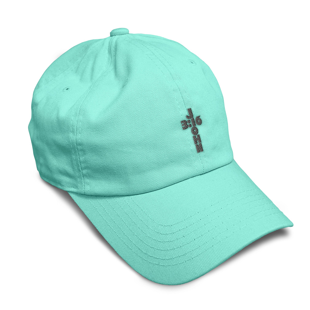 Soft Women Baseball Cap Jesus Christian John 3:16 A Embroidery Dad Hats for Men - Picture 48 of 55