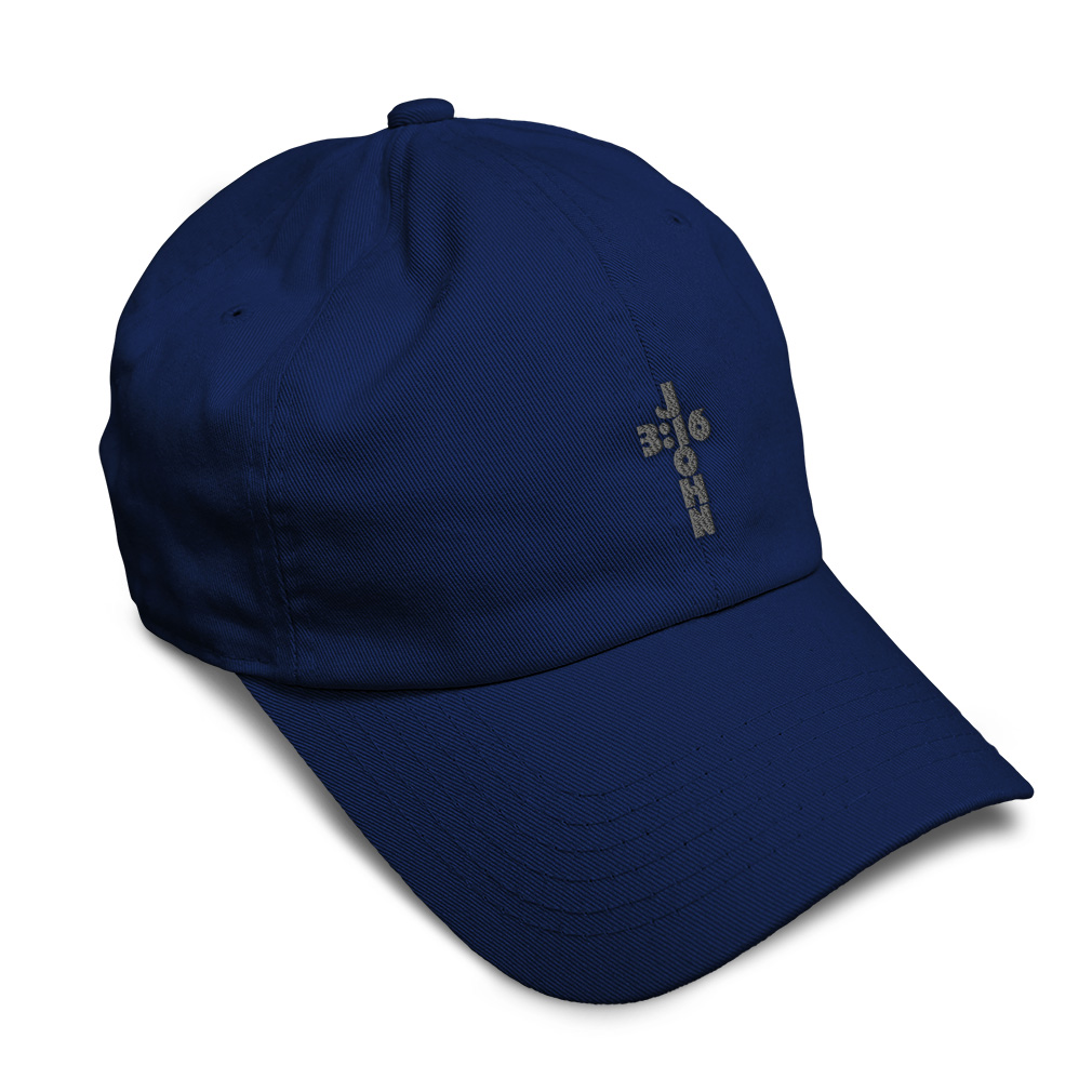 Soft Women Baseball Cap Jesus Christian John 3:16 A Embroidery Dad Hats for Men - Picture 24 of 55