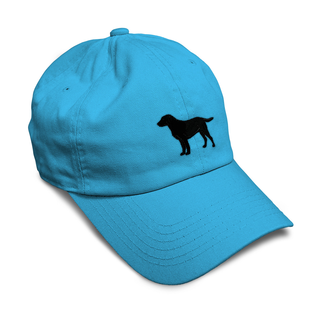 Soft Women Baseball Cap Black Labrador 