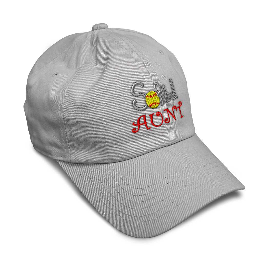 Soft Women Baseball Cap Softball Aunt 