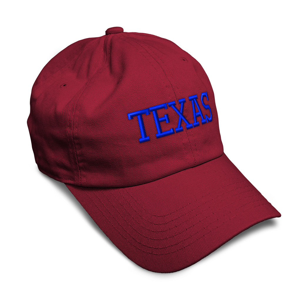 Soft Women Baseball Cap Texas State Usa America B Embroidery Dad Hats for Men - Picture 38 of 55