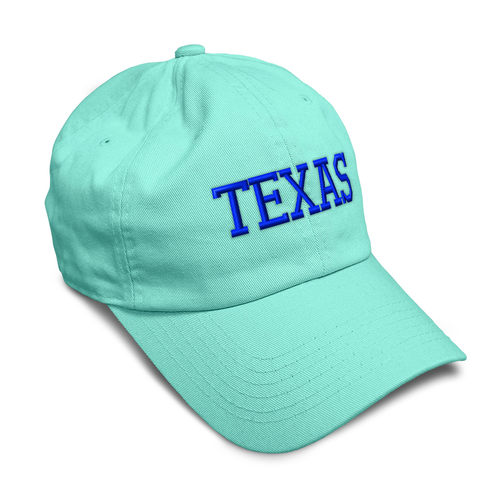Soft Women Baseball Cap Texas State Usa America B Embroidery Dad Hats for Men - Picture 48 of 55