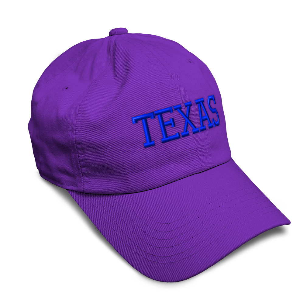 Soft Women Baseball Cap Texas State Usa America B Embroidery Dad Hats for Men - Picture 28 of 55