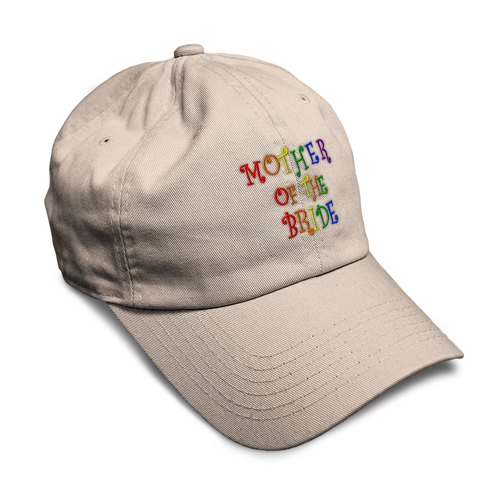 Bride Wedding Embroidery Dad Hats 