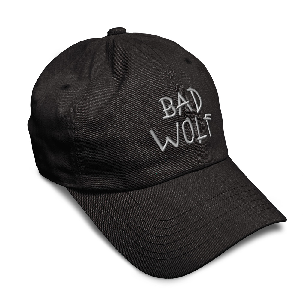 Soft Women Baseball Cap Bad Wolf An Wild Animal Embroidery  display picture 3