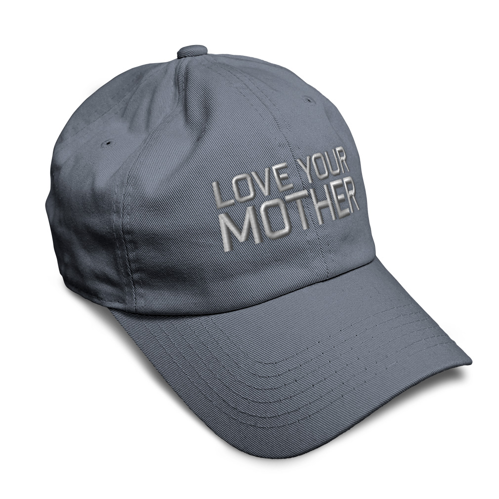 Soft Women Baseball Cap Love Your Mother Embroidery Dad Hats for Men - Picture 40 of 55