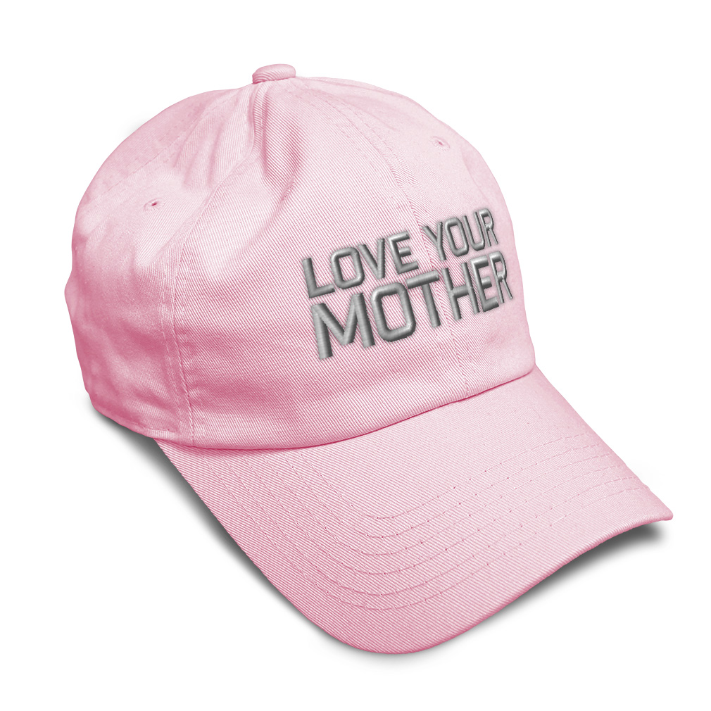 Soft Women Baseball Cap Love Your Mother Embroidery Dad Hats for Men - Picture 34 of 55