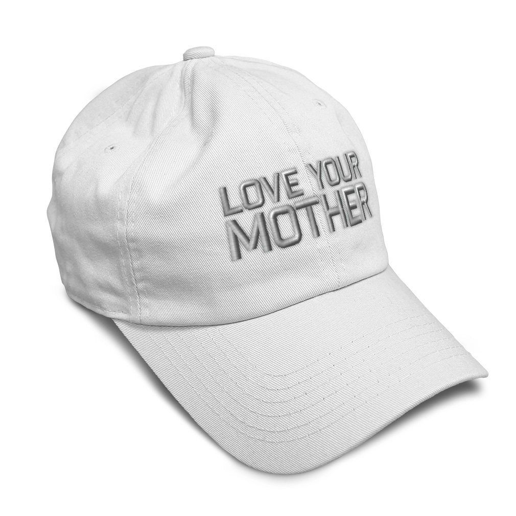 Soft Women Baseball Cap Love Your Mother Embroidery Dad Hats for Men - Picture 8 of 55