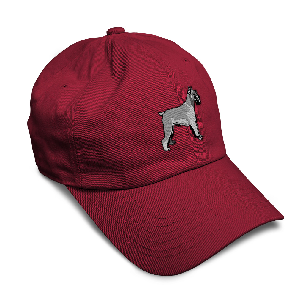 Soft Women Baseball Cap Schnauzer Embroidery Dad Hats for Men Buckle Closure - Picture 38 of 55