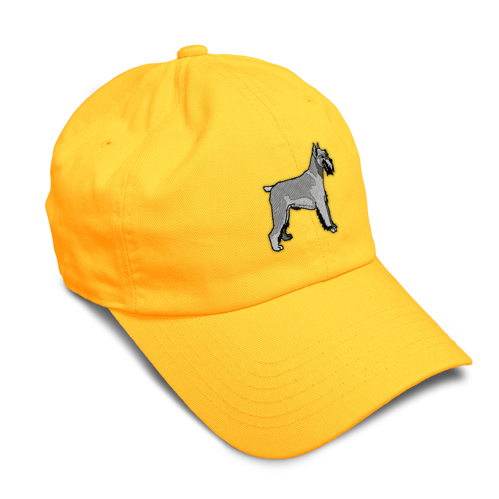 Soft Women Baseball Cap Schnauzer Embroidery Dad Hats for Men Buckle Closure - Picture 50 of 55