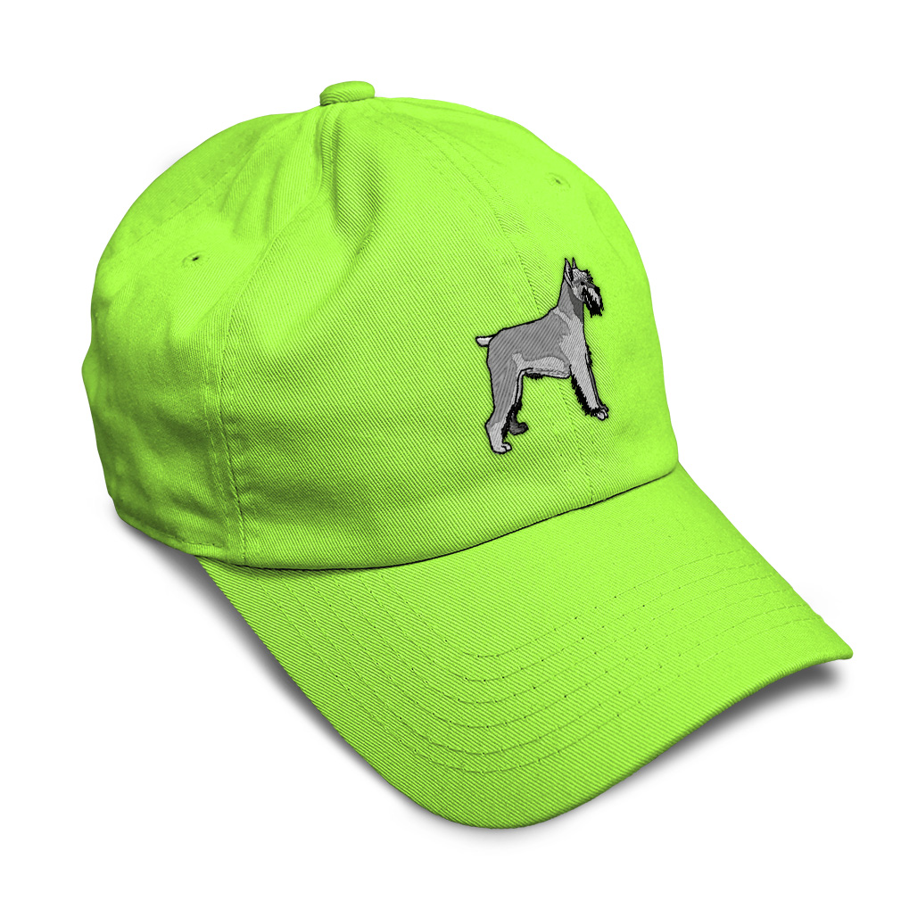Soft Women Baseball Cap Schnauzer Embroidery Dad Hats for Men Buckle Closure - Picture 52 of 55