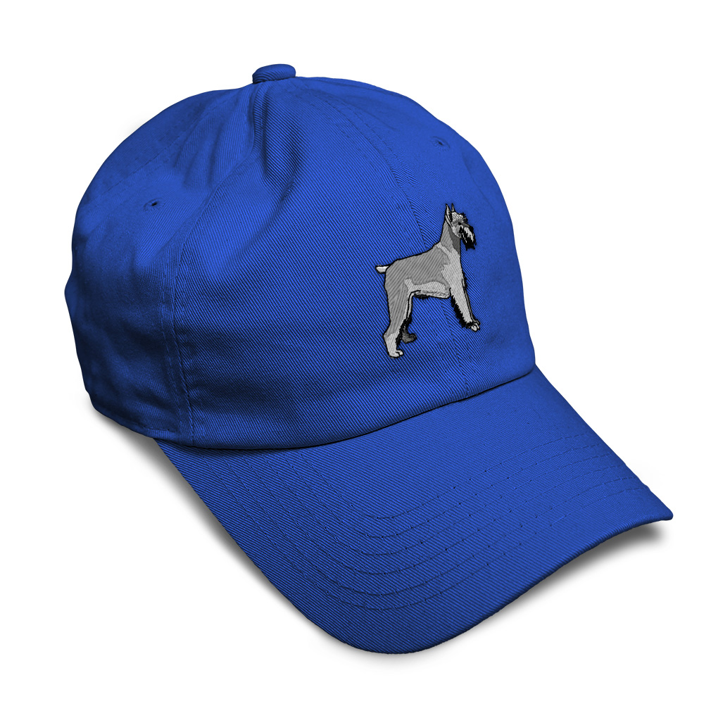 Soft Women Baseball Cap Schnauzer Embroidery Dad Hats for Men Buckle Closure - Picture 32 of 55