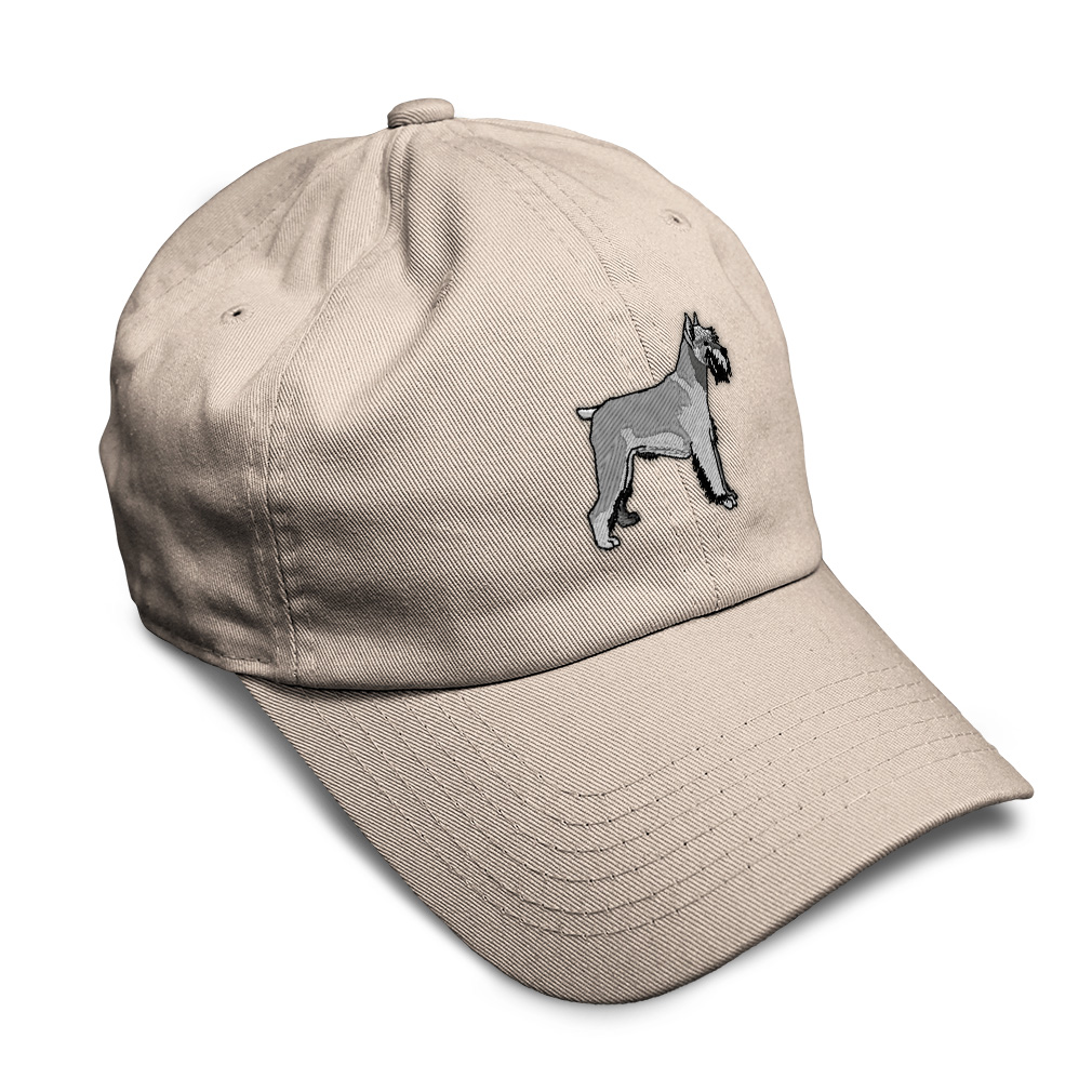 Soft Women Baseball Cap Schnauzer Embroidery Dad Hats for Men Buckle Closure - Picture 46 of 55
