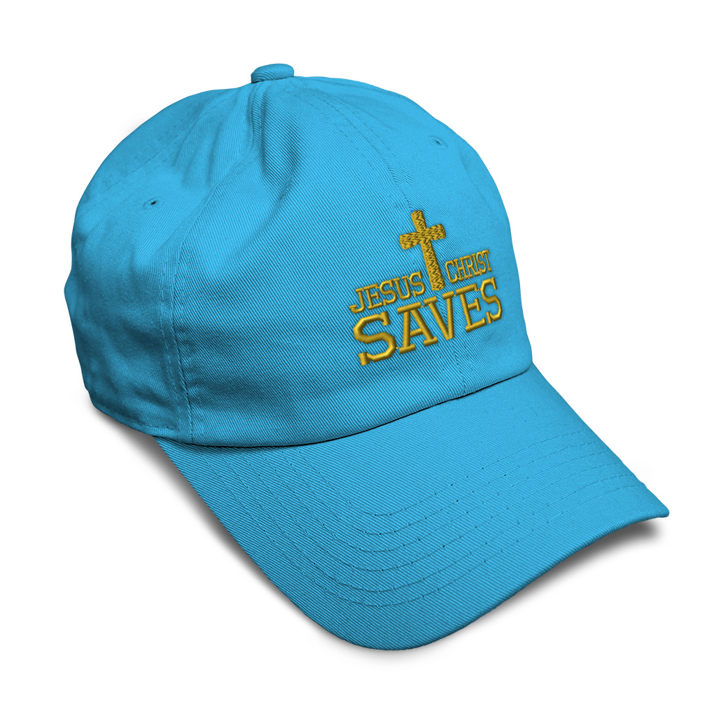 Soft Women Baseball Cap Jesus Christ Saves Embroidery Religions Dad Hats for Men - Picture 42 of 55