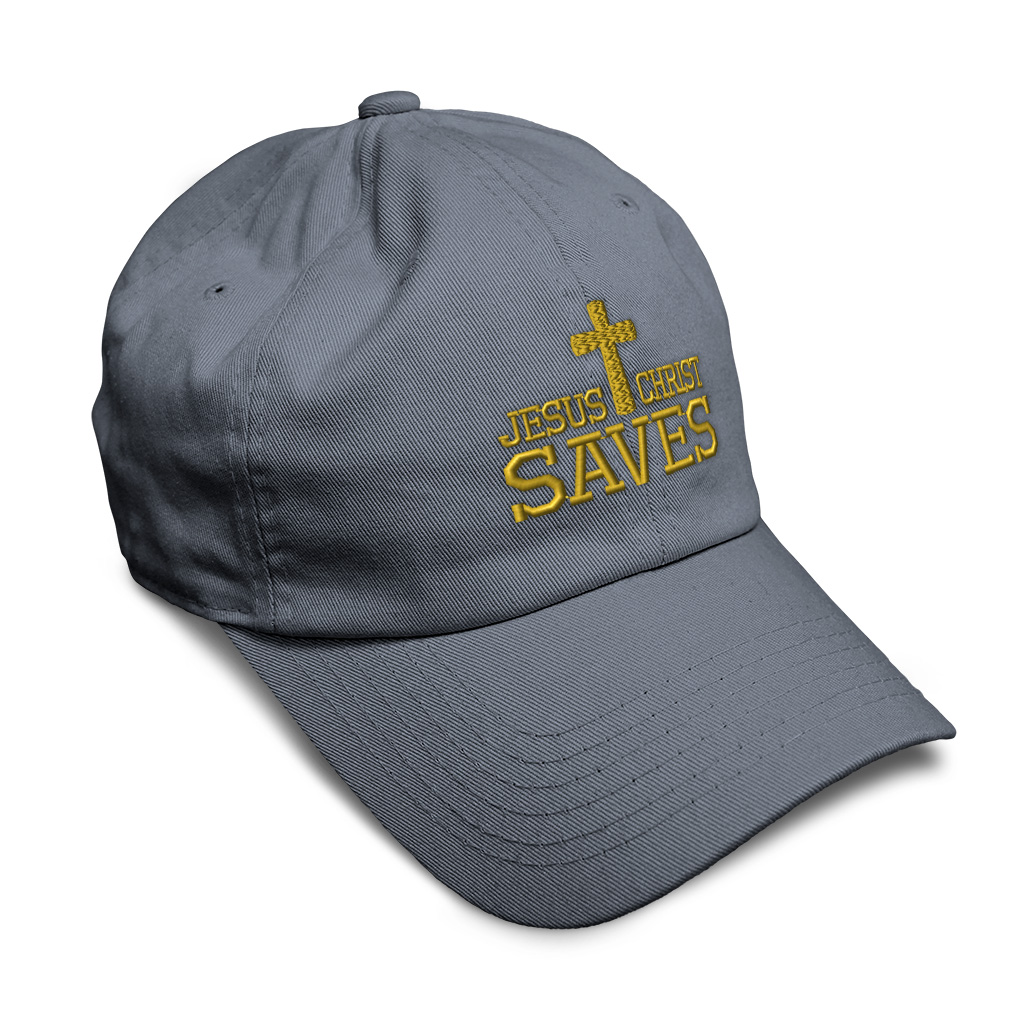 Soft Women Baseball Cap Jesus Christ Saves Embroidery Religions Dad Hats for Men - Picture 40 of 55