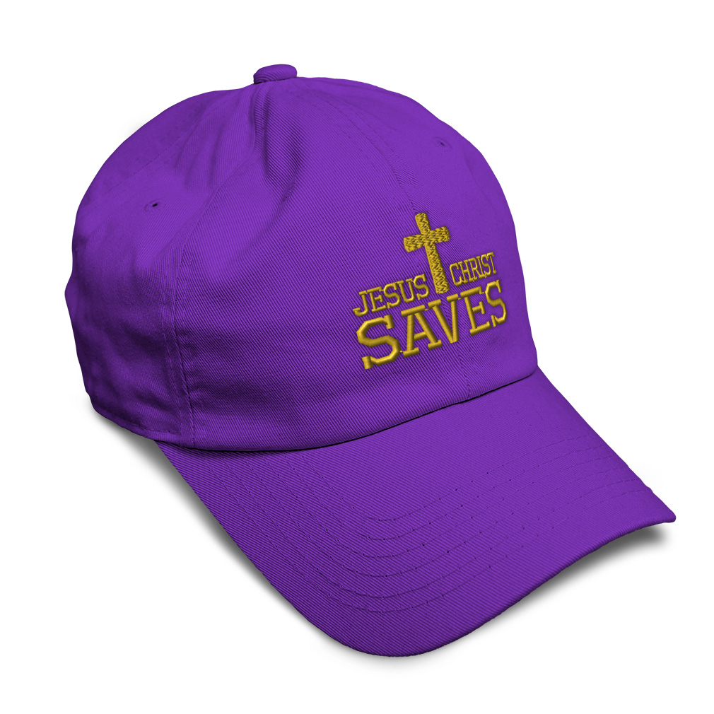 Soft Women Baseball Cap Jesus Christ Saves Embroidery Religions Dad Hats for Men - Picture 28 of 55