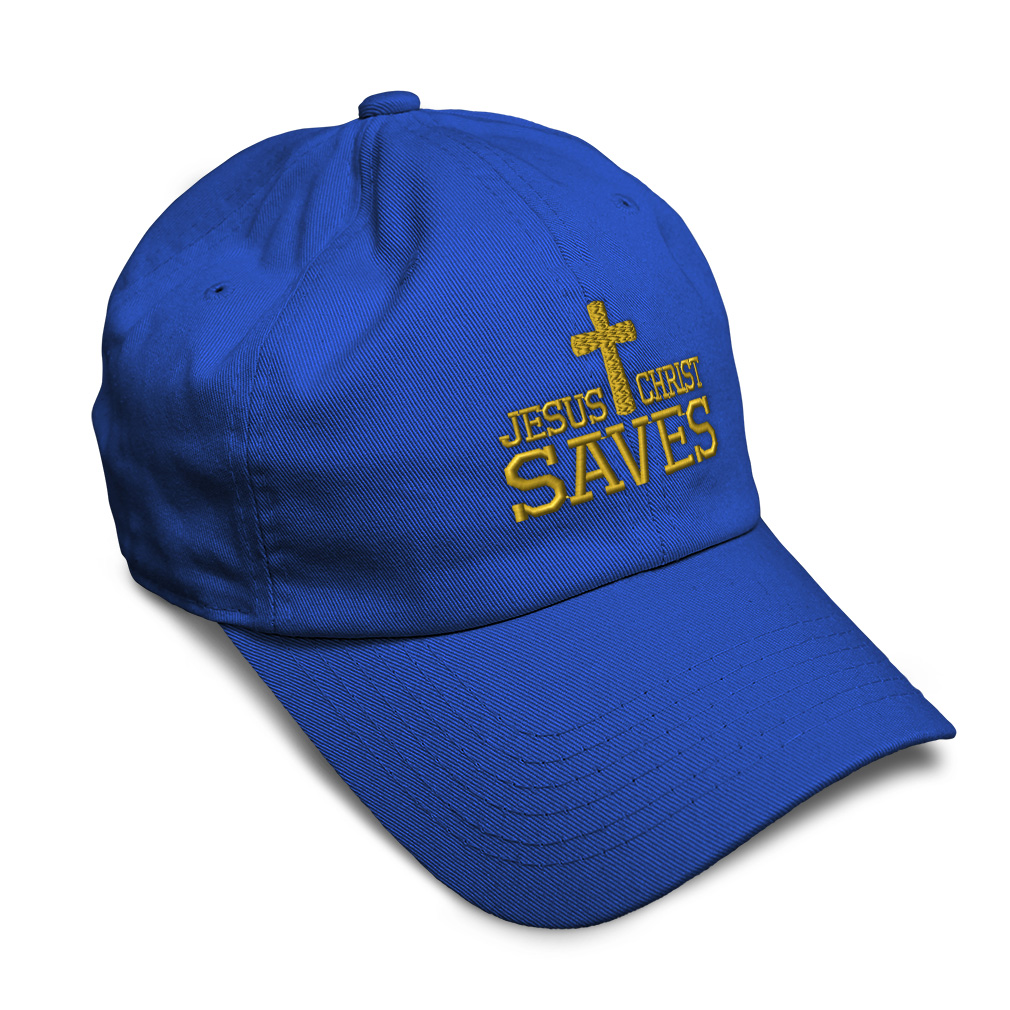 Soft Women Baseball Cap Jesus Christ Saves Embroidery Religions Dad Hats for Men - Picture 32 of 55