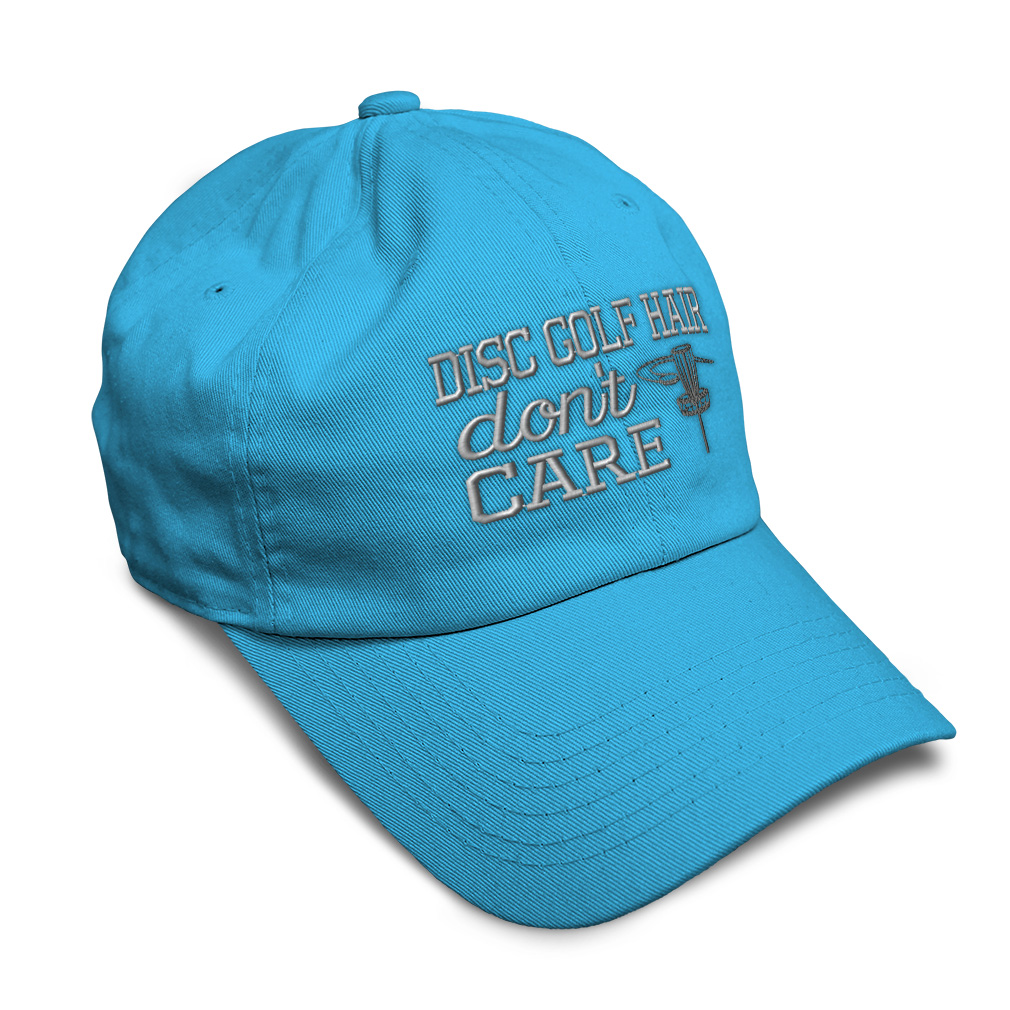 Soft Women Baseball Cap Disc Golf Hair Don'T Care Embroidery Dad Hats for Men - Picture 42 of 55