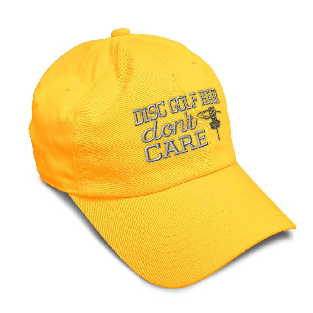 Soft Women Baseball Cap Disc Golf Hair Don'T Care Embroidery Dad Hats for Men - Picture 50 of 55