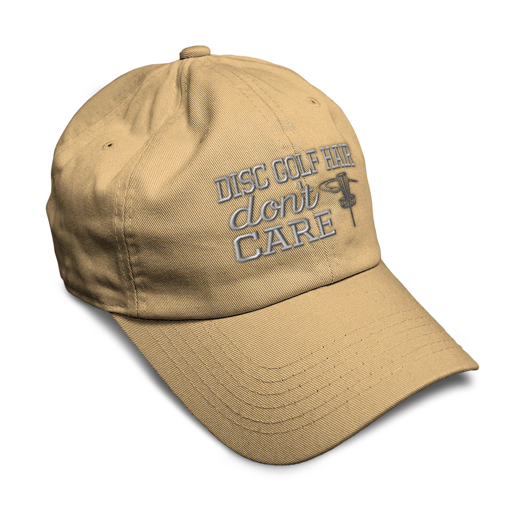 Soft Women Baseball Cap Disc Golf Hair Don'T Care Embroidery Dad Hats for Men - Picture 18 of 55
