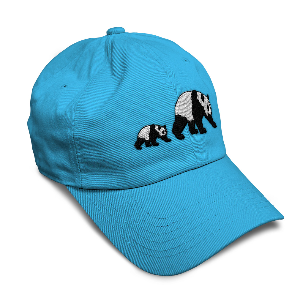 Soft Women Baseball Cap Animal Wildlife Mama Panda and Baby Dad Hats for Men - Picture 42 of 55