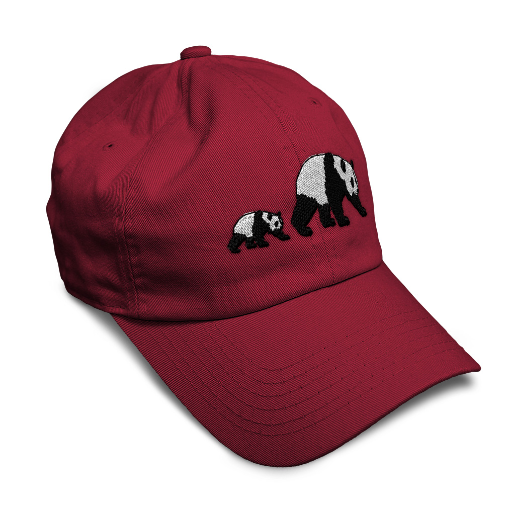 Soft Women Baseball Cap Animal Wildlife Mama Panda and Baby Dad Hats for Men - Picture 38 of 55