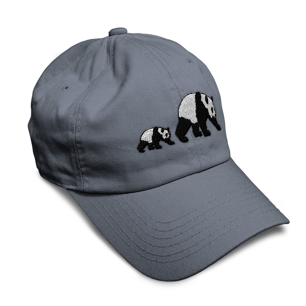 Soft Women Baseball Cap Animal Wildlife Mama Panda and Baby Dad Hats for Men - Picture 40 of 55