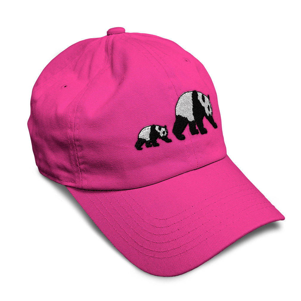 Soft Women Baseball Cap Animal Wildlife Mama Panda and Baby Dad Hats for Men - Picture 16 of 55