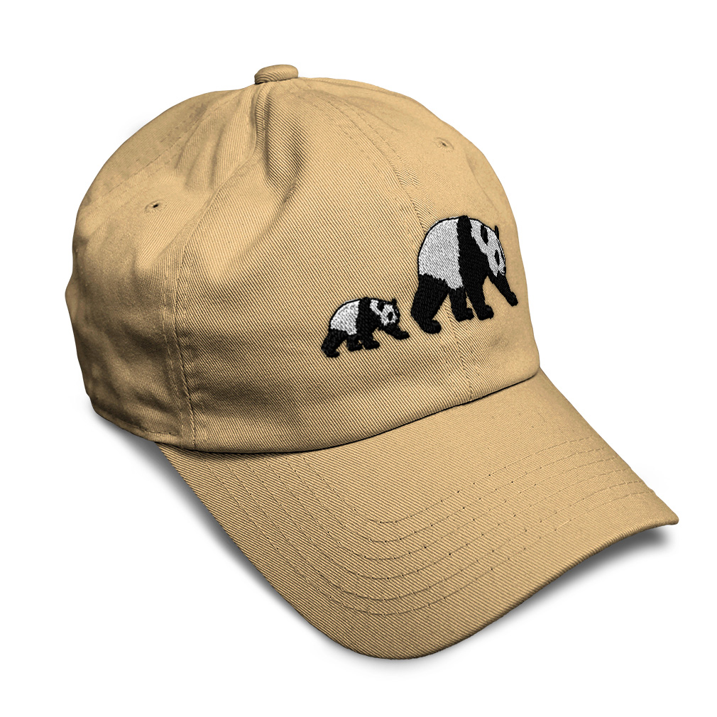 Soft Women Baseball Cap Animal Wildlife Mama Panda and Baby Dad Hats for Men - Picture 18 of 55