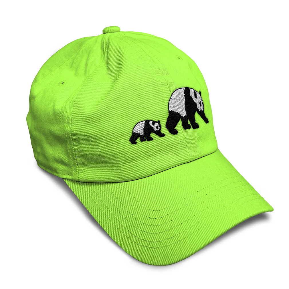 Soft Women Baseball Cap Animal Wildlife Mama Panda and Baby Dad Hats for Men - Picture 52 of 55