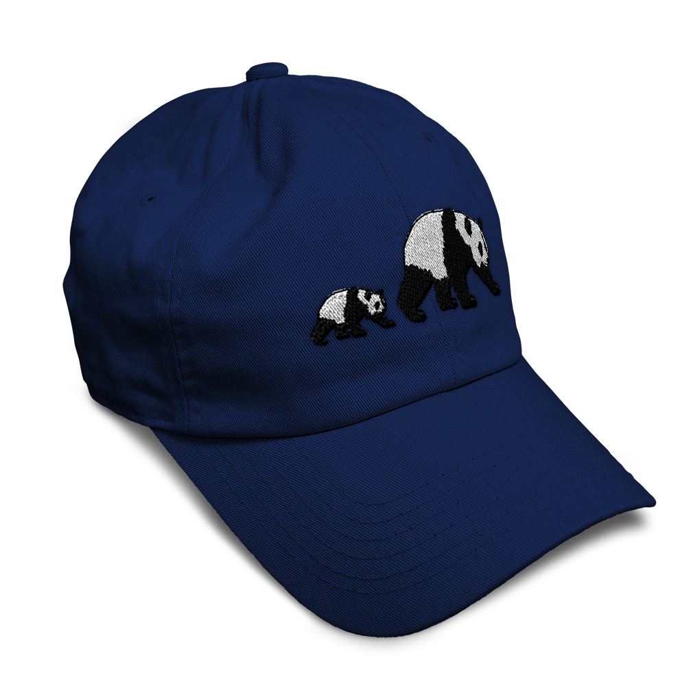 Soft Women Baseball Cap Animal Wildlife Mama Panda and Baby Dad Hats for Men - Picture 24 of 55
