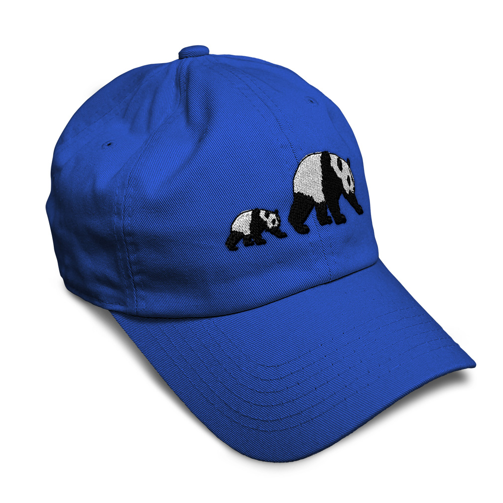 Soft Women Baseball Cap Animal Wildlife Mama Panda and Baby Dad Hats for Men - Picture 32 of 55