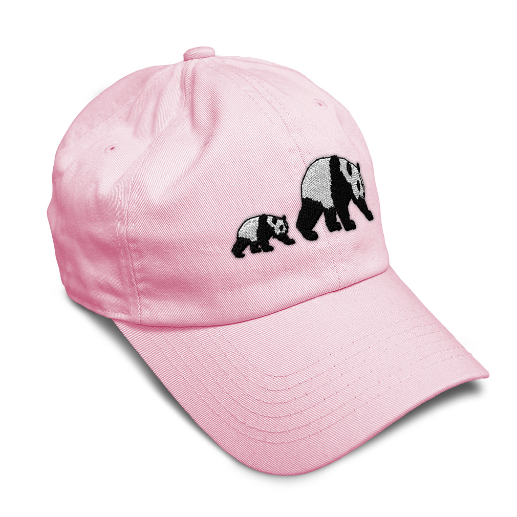 Soft Women Baseball Cap Animal Wildlife Mama Panda and Baby Dad Hats for Men - Picture 34 of 55