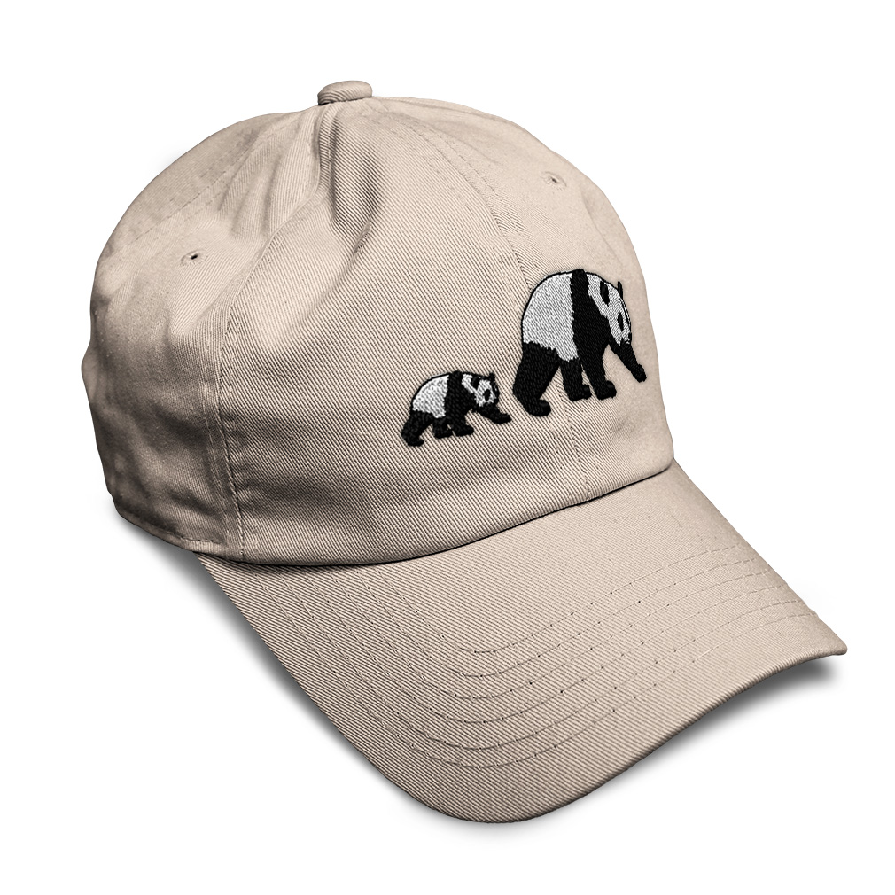Soft Women Baseball Cap Animal Wildlife Mama Panda and Baby Dad Hats for Men - Picture 46 of 55