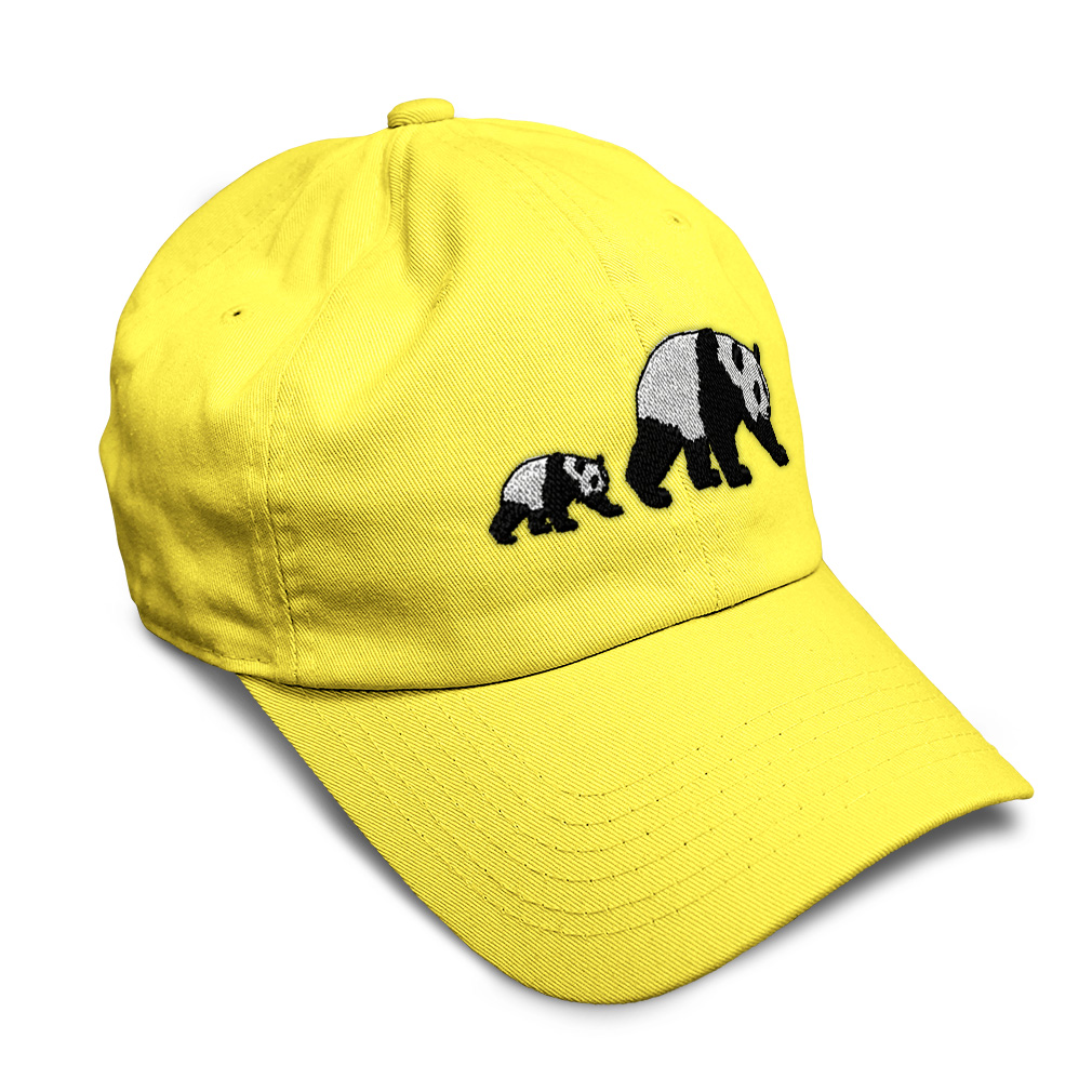 Soft Women Baseball Cap Animal Wildlife Mama Panda and Baby Dad Hats for Men - Picture 36 of 55