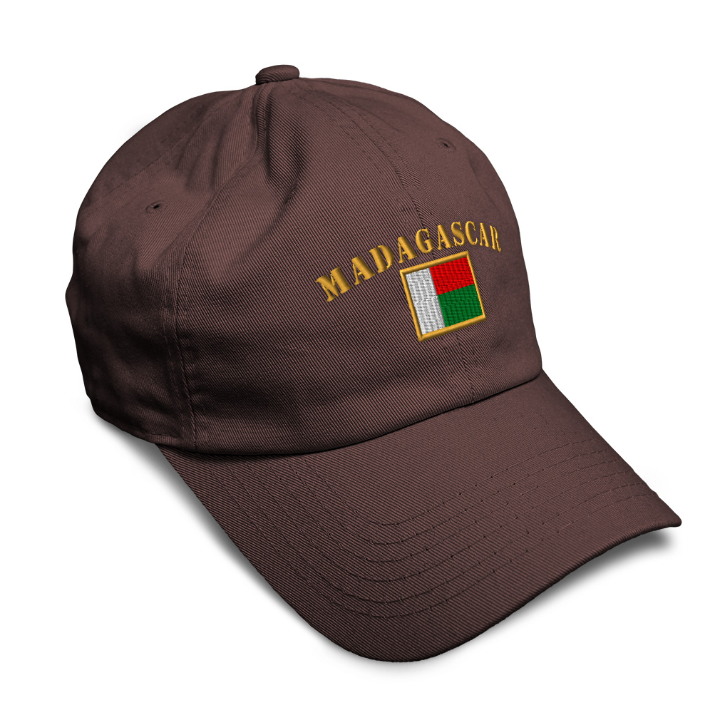 Twill Cotton Soft Women Baseball Cap Madagascar Flag Embroidery Dad Hats for Men - Picture 10 of 55