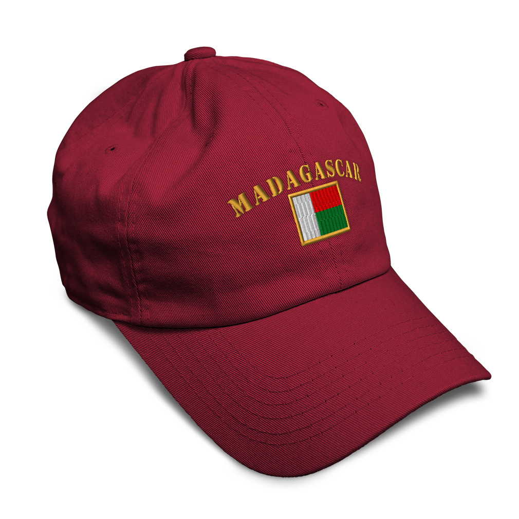 Twill Cotton Soft Women Baseball Cap Madagascar Flag Embroidery Dad Hats for Men - Picture 38 of 55