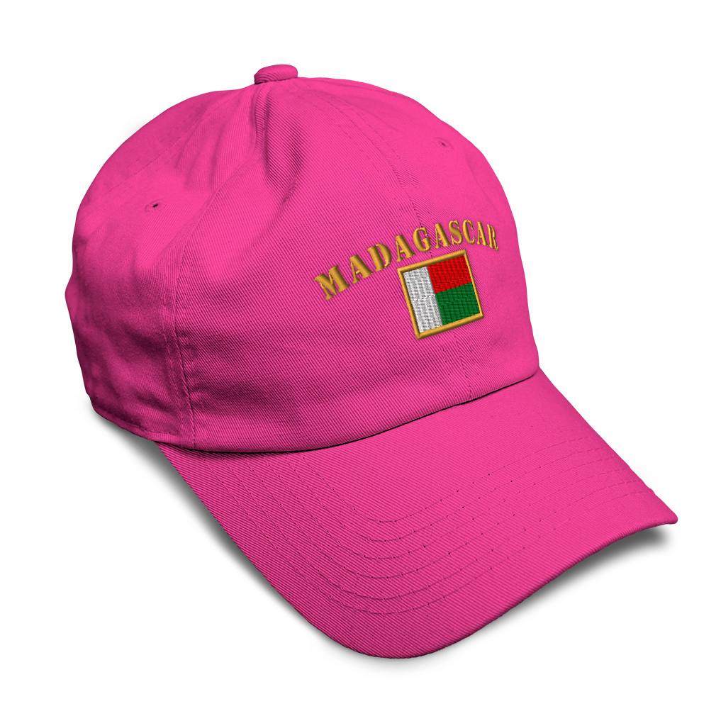 Twill Cotton Soft Women Baseball Cap Madagascar Flag Embroidery Dad Hats for Men - Picture 16 of 55