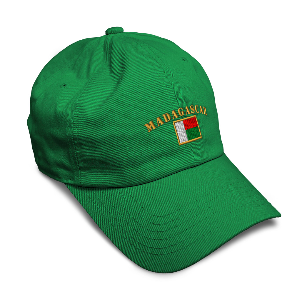 Twill Cotton Soft Women Baseball Cap Madagascar Flag Embroidery Dad Hats for Men - Picture 20 of 55
