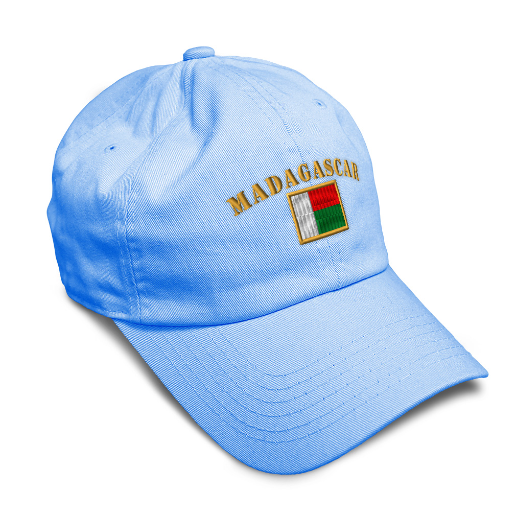 Twill Cotton Soft Women Baseball Cap Madagascar Flag Embroidery Dad Hats for Men - Picture 22 of 55